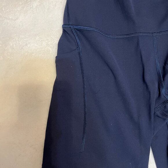 Womens Lululemon Navy Blue Leggings - Picture 2 of 4